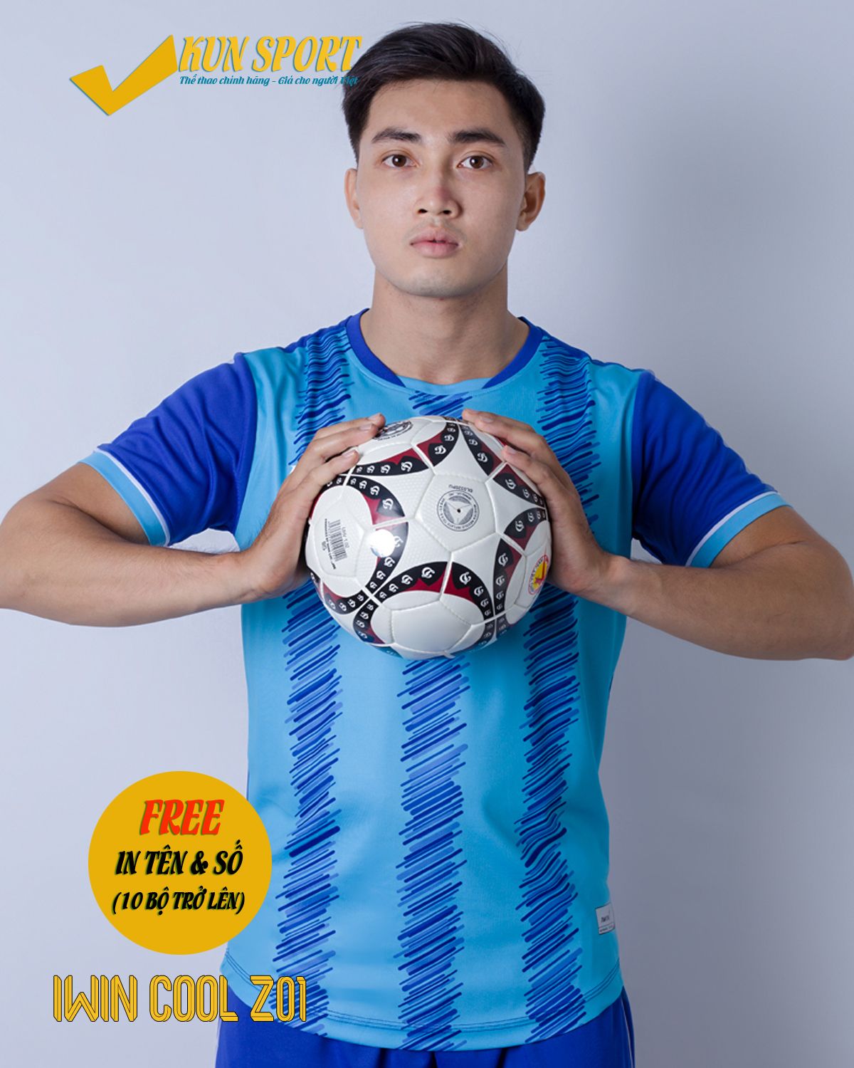 Bộ áo IWIN COOL Z01 - Xanh ya