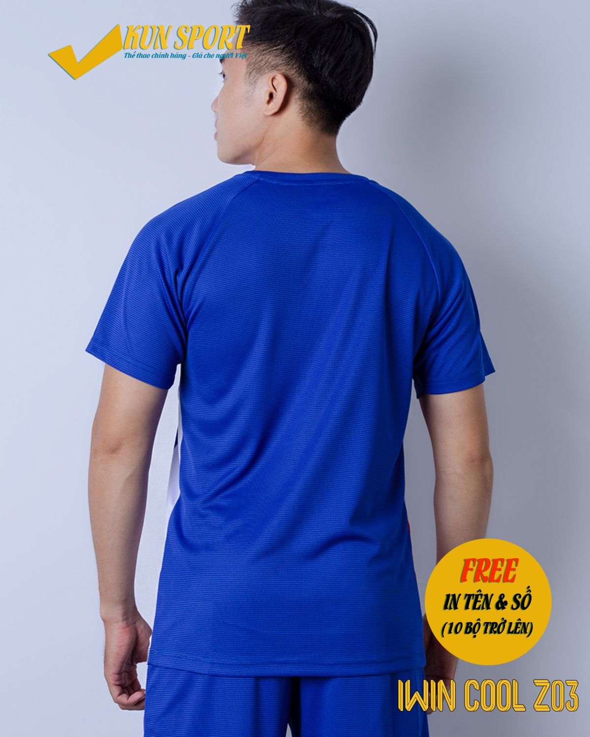 Bộ áo IWIN COOL Z03 - Xanh bích