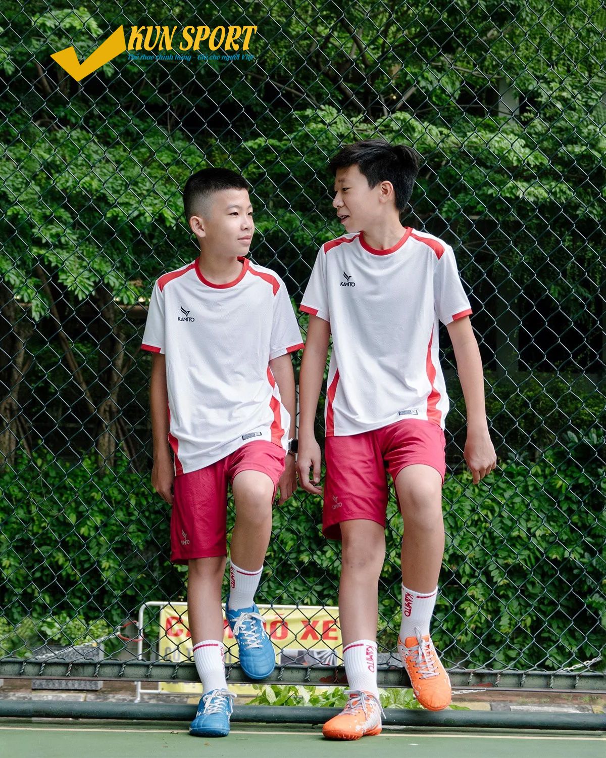 Áo đá bóng KAMITO KID - Trắng