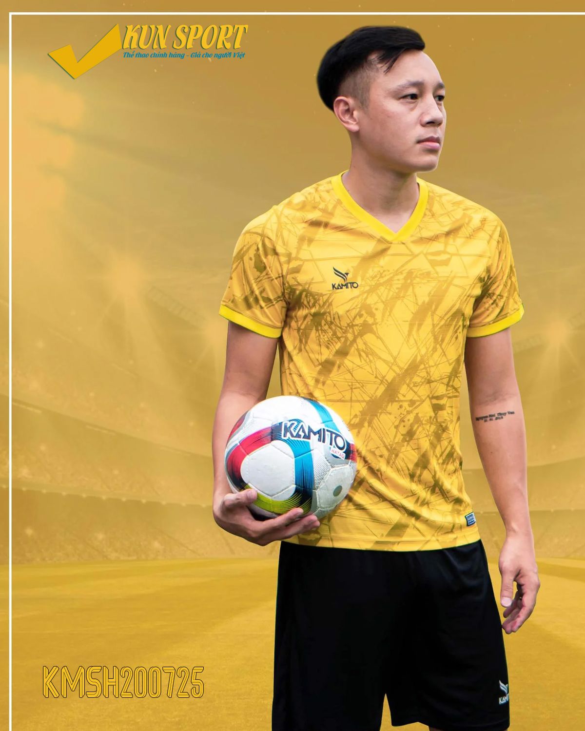 Bộ áo KAMITO 112020 - Vàng