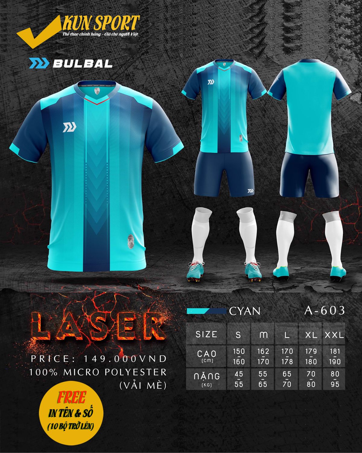 BULBAL LASER - XANH NGỌC