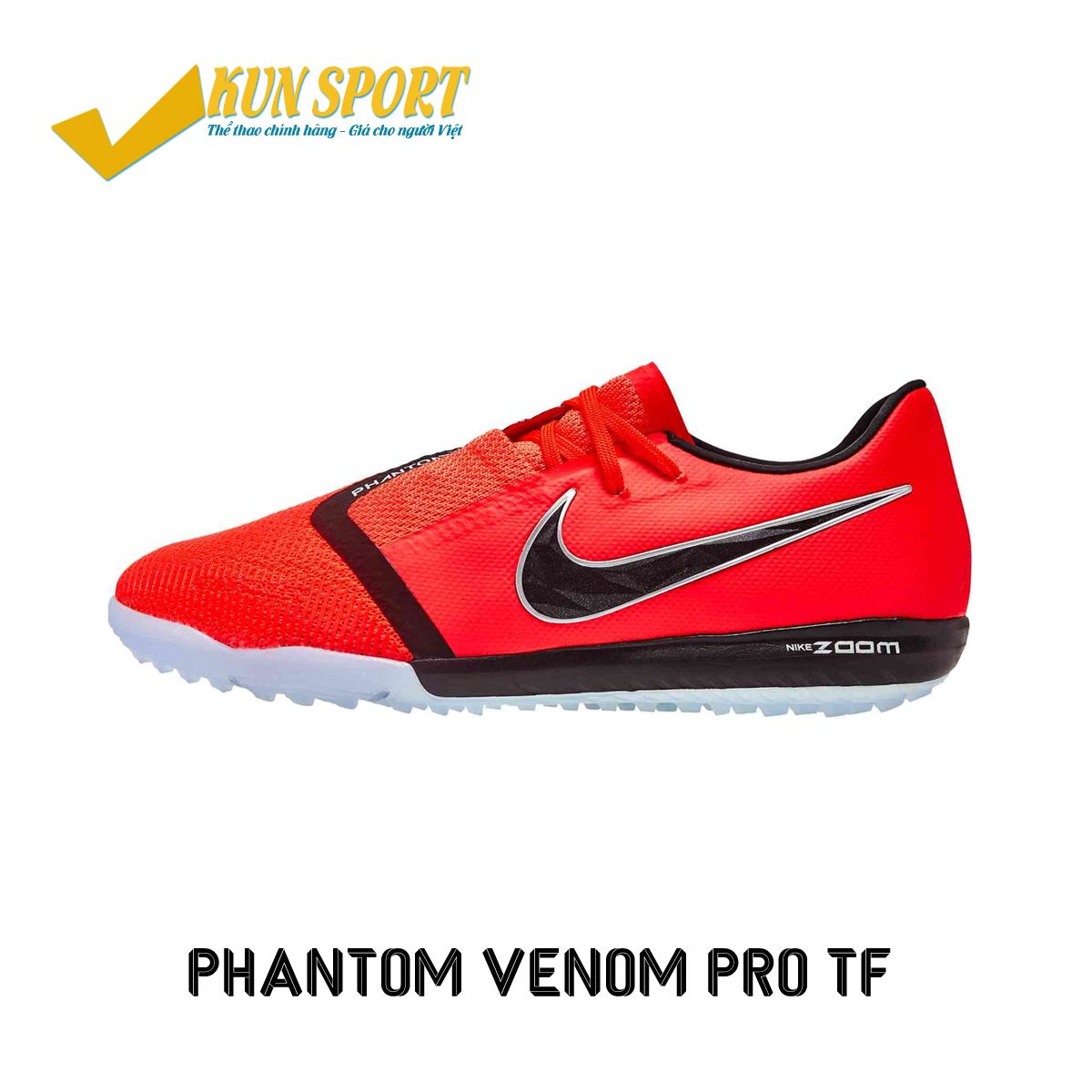 Nike Phantom Venom Pro TF – Bright Crimson