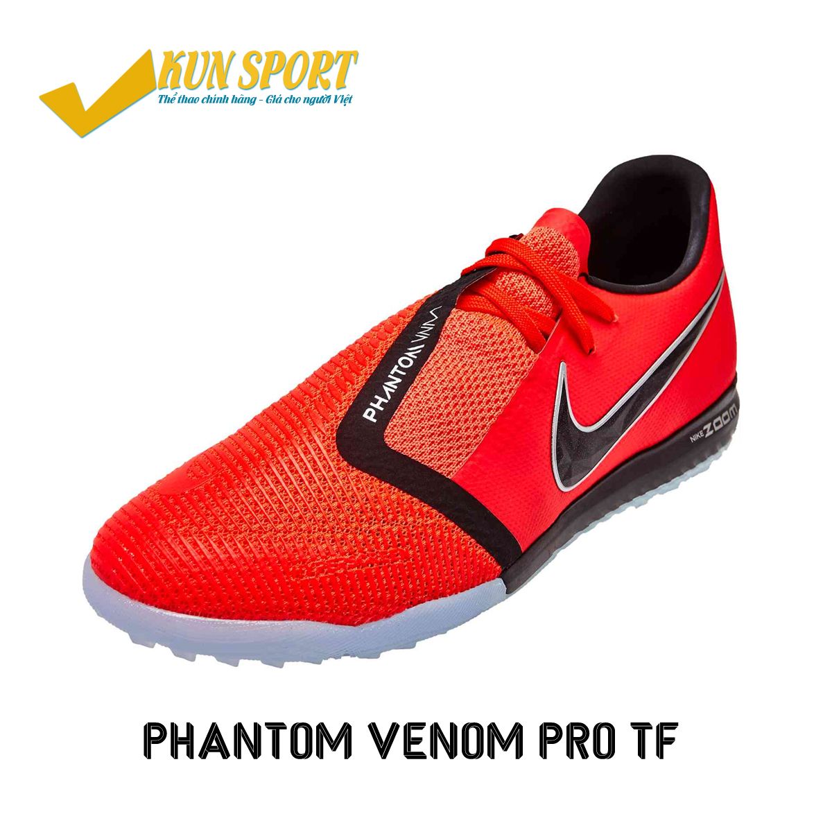 Nike Phantom Venom Pro TF – Bright Crimson