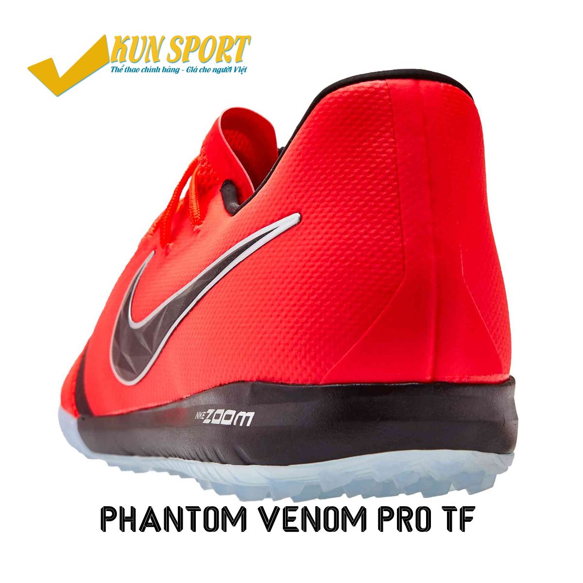 Nike Phantom Venom Pro TF – Bright Crimson
