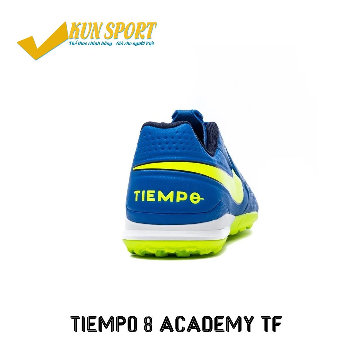NIKE TIEMPO LEGEND 8 ACADEMY TF SKYCOURT - SOAR/MIDNIGHT NAVY/BARELY VOLT - AT6100-474