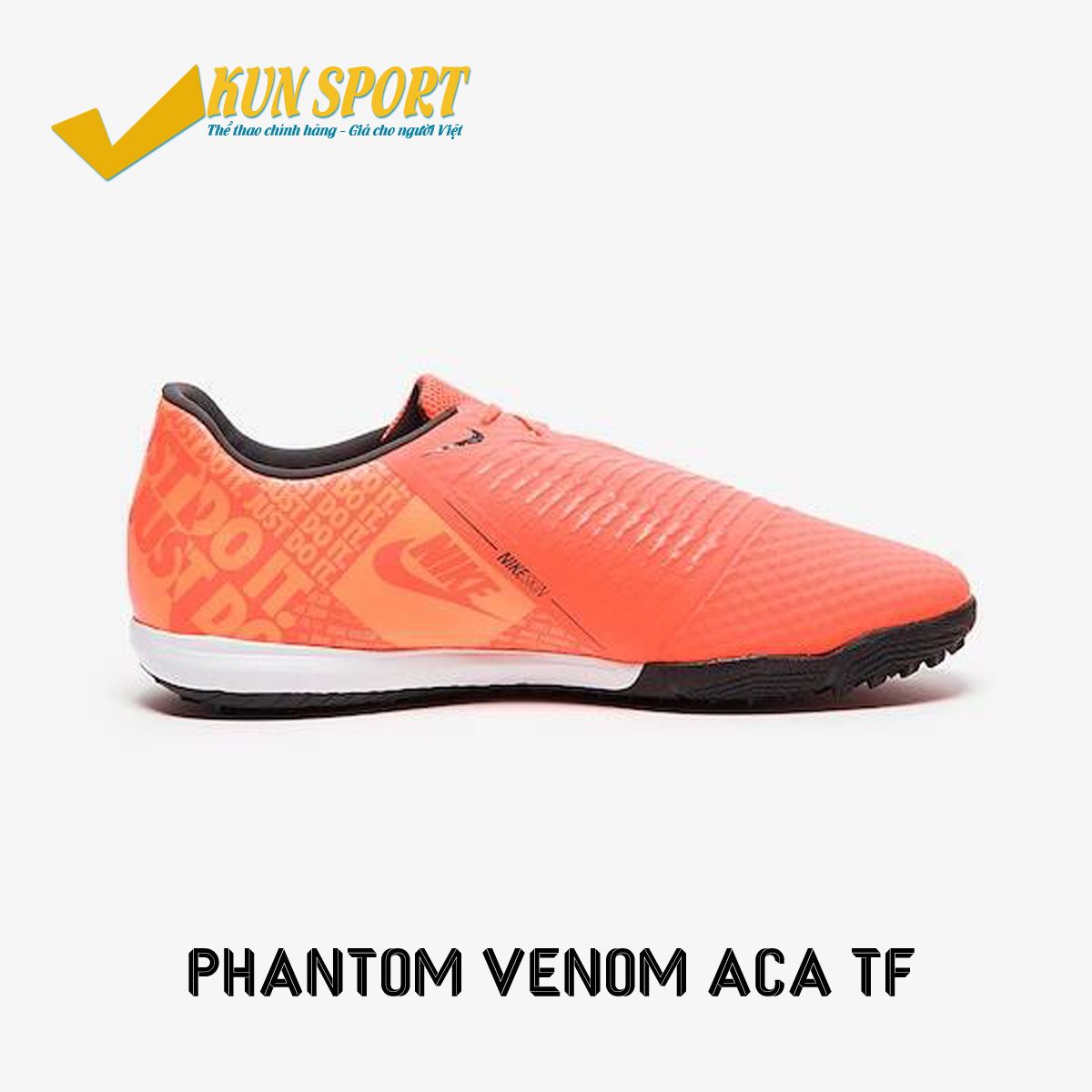 NIKE PHANTOM VENOM ACADEMY TF - Bright Mango/White - AO0571-810