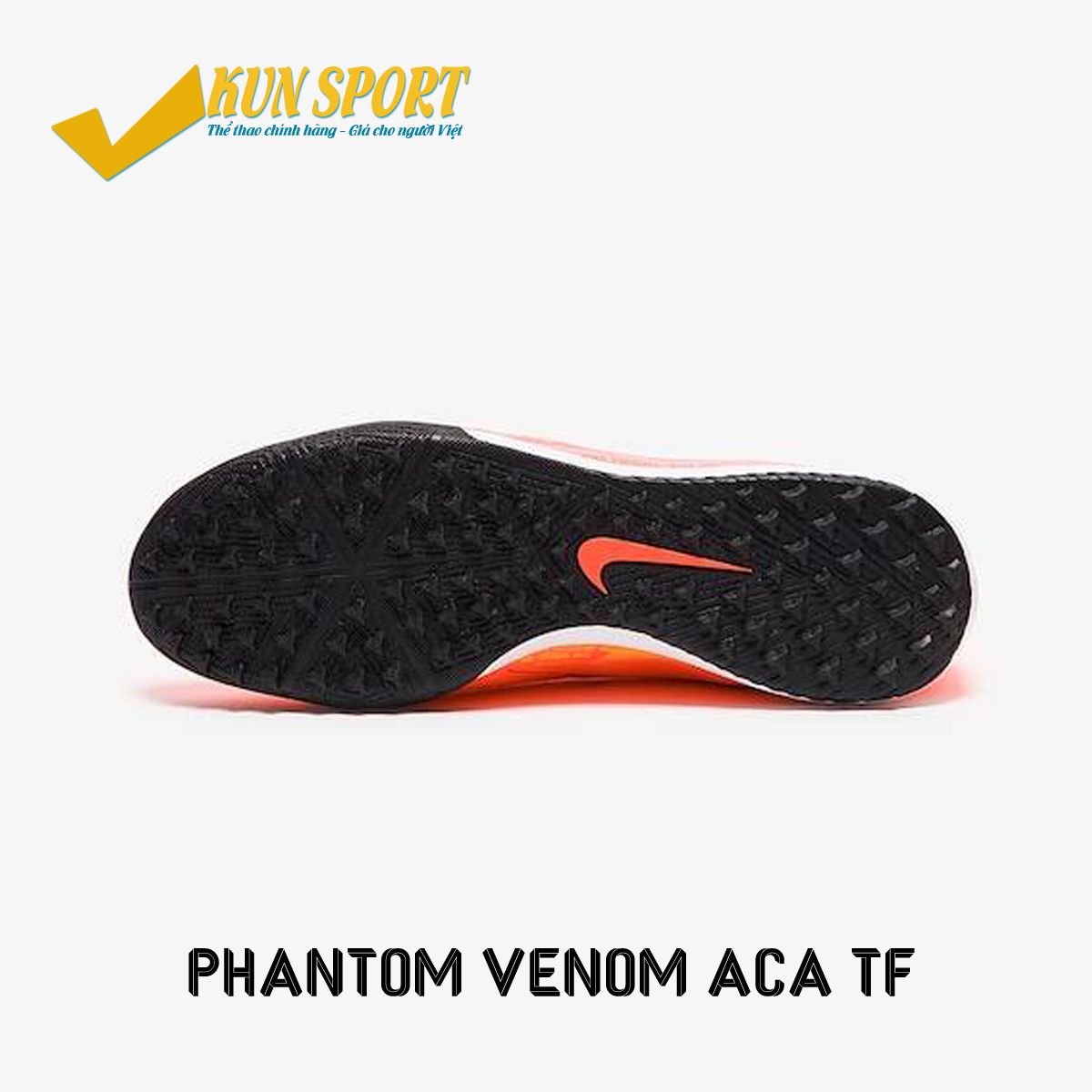 NIKE PHANTOM VENOM ACADEMY TF - Bright Mango/White - AO0571-810