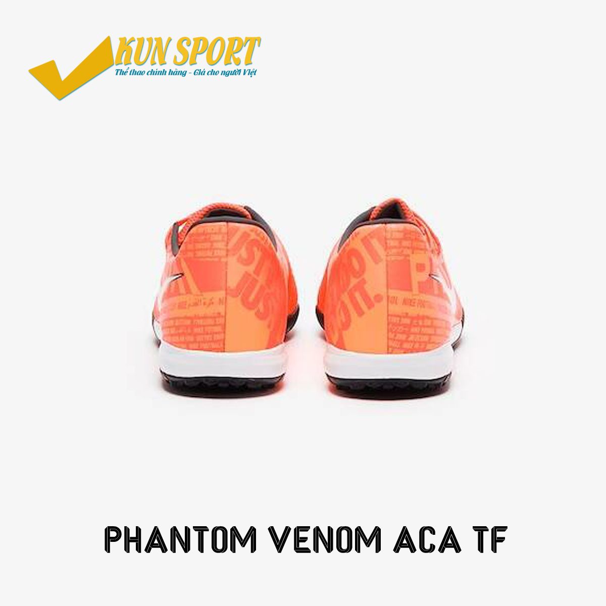 NIKE PHANTOM VENOM ACADEMY TF - Bright Mango/White - AO0571-810