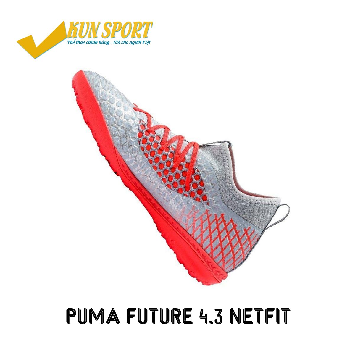 PUMA FUTURE 4.3 NETFIT TF ANTHEM - GLACIAL BLUE/ENERGY RED - 105685-01
