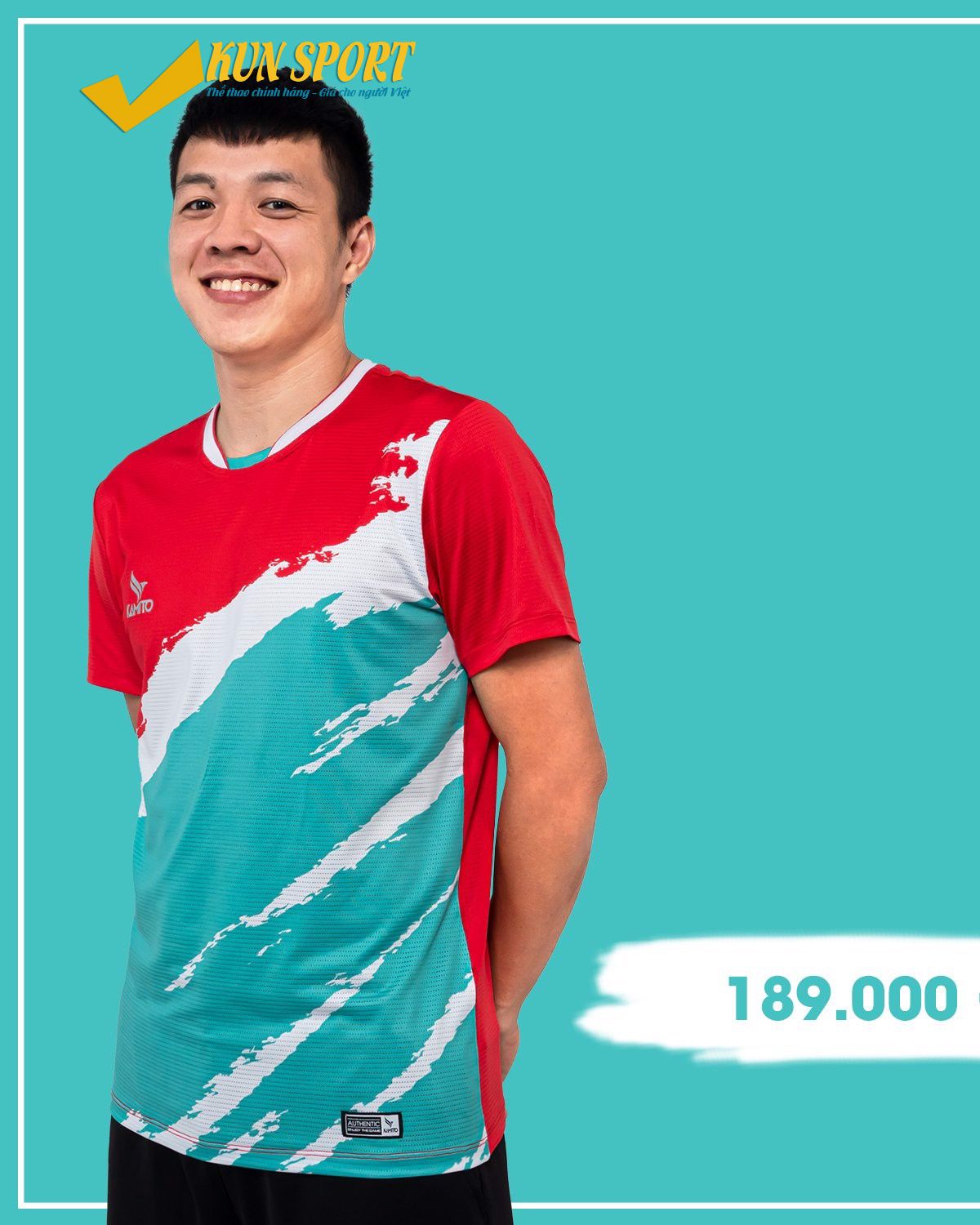 ÁO THỂ THAO T-SHIRT NAM KAMITO