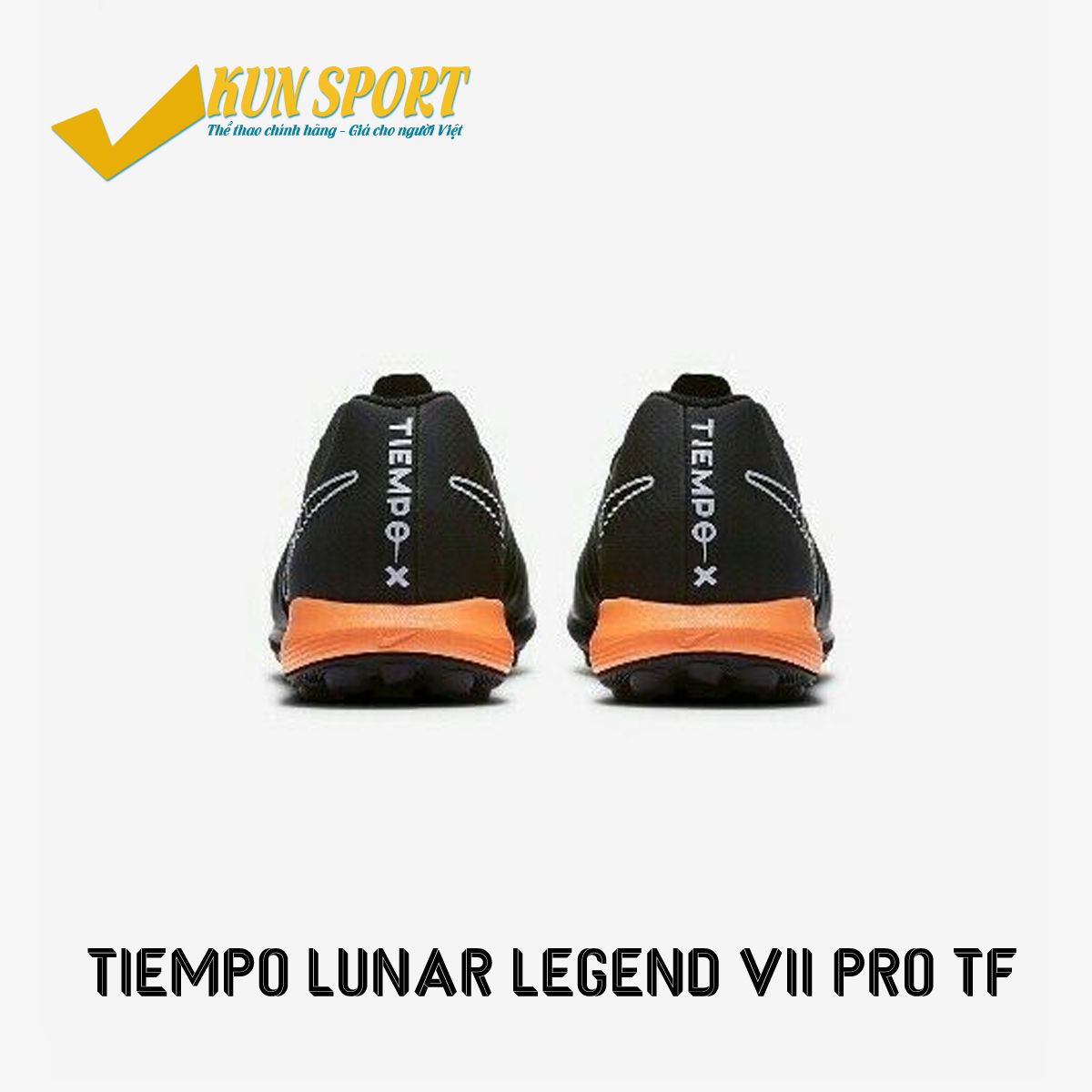 NIKE TIEMPO LUNAR LEGEND VII PRO TF – Black/Total Orange/Black AH7249-080