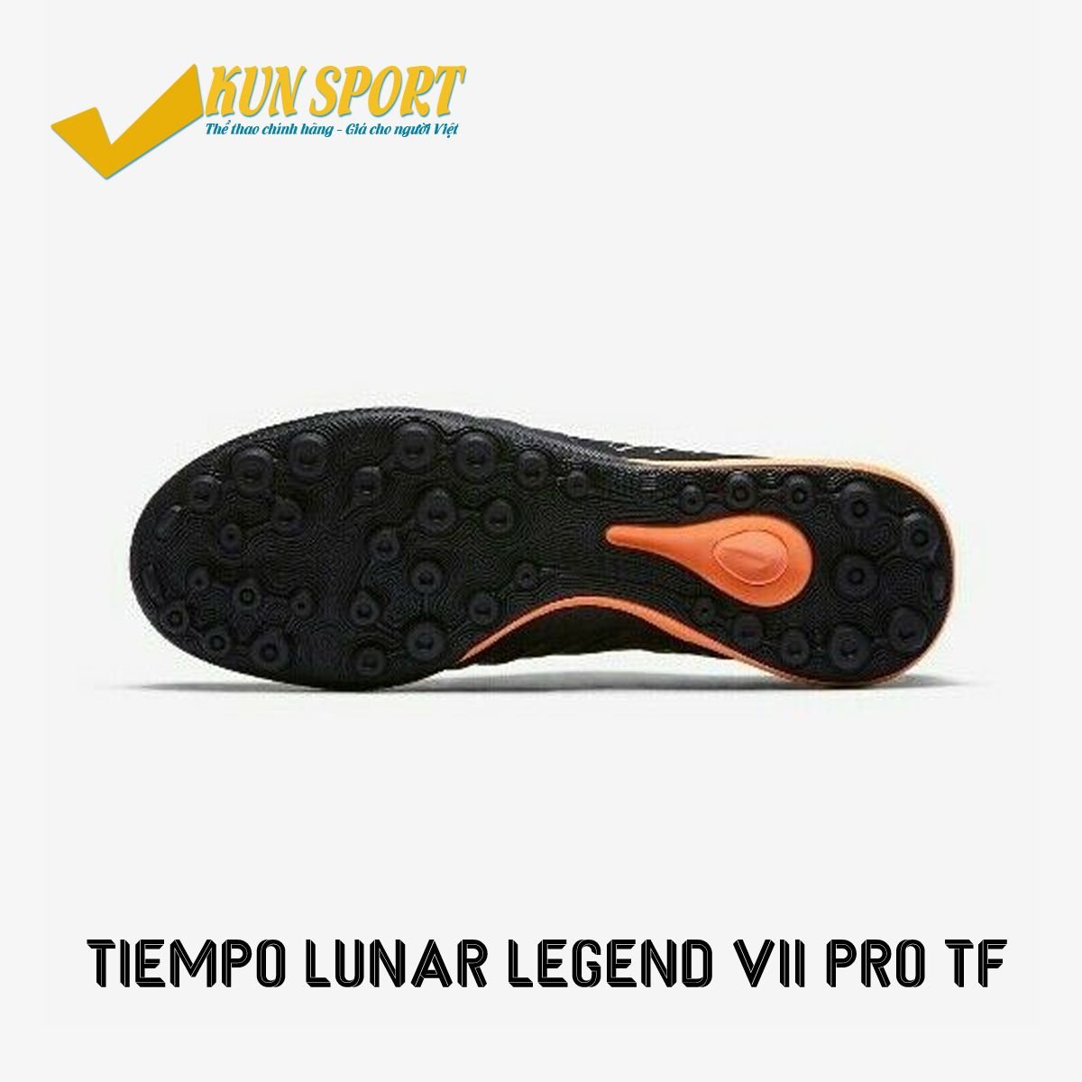 NIKE TIEMPO LUNAR LEGEND VII PRO TF – Black/Total Orange/Black AH7249-080
