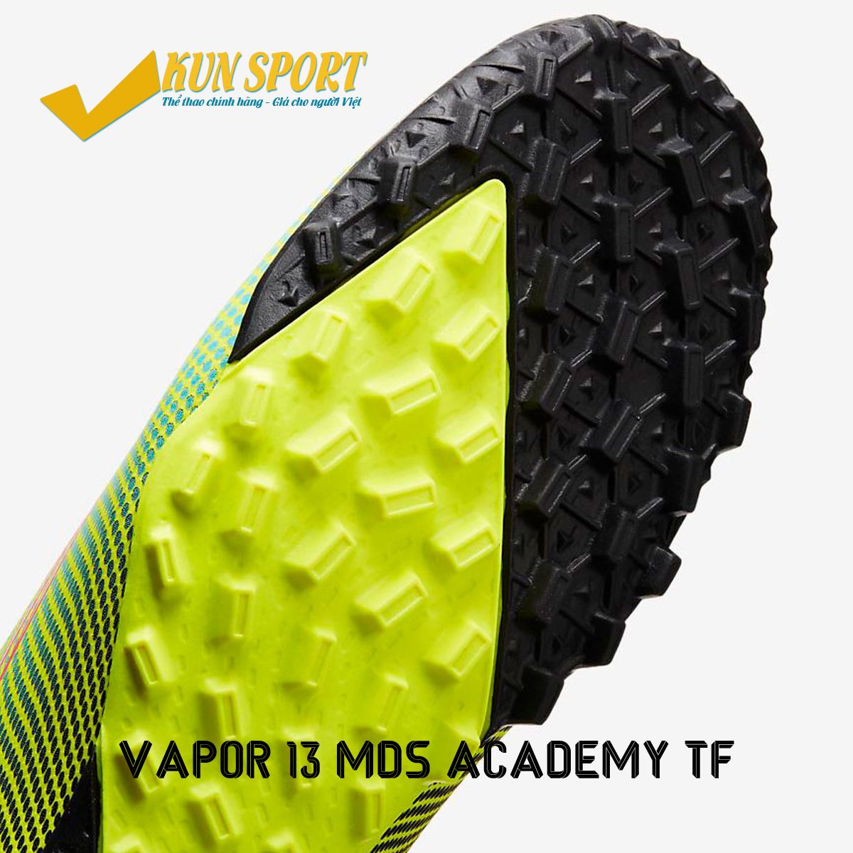 NIKE MERCURIAL VAPOR 13 ACADEMY TF DREAM SPEED 2 - LEMON VENOM/BLACK/AURORA GREEN - CJ1306-703