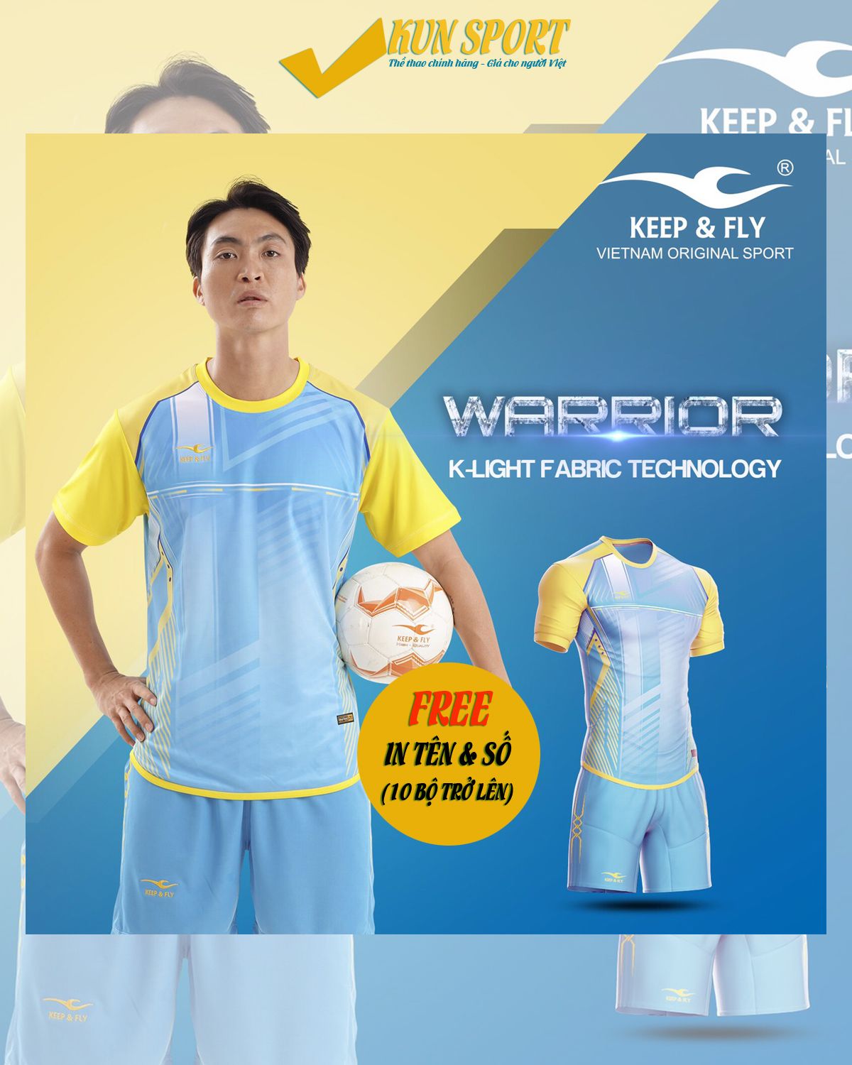 Bộ áo WARRIOR - Ya