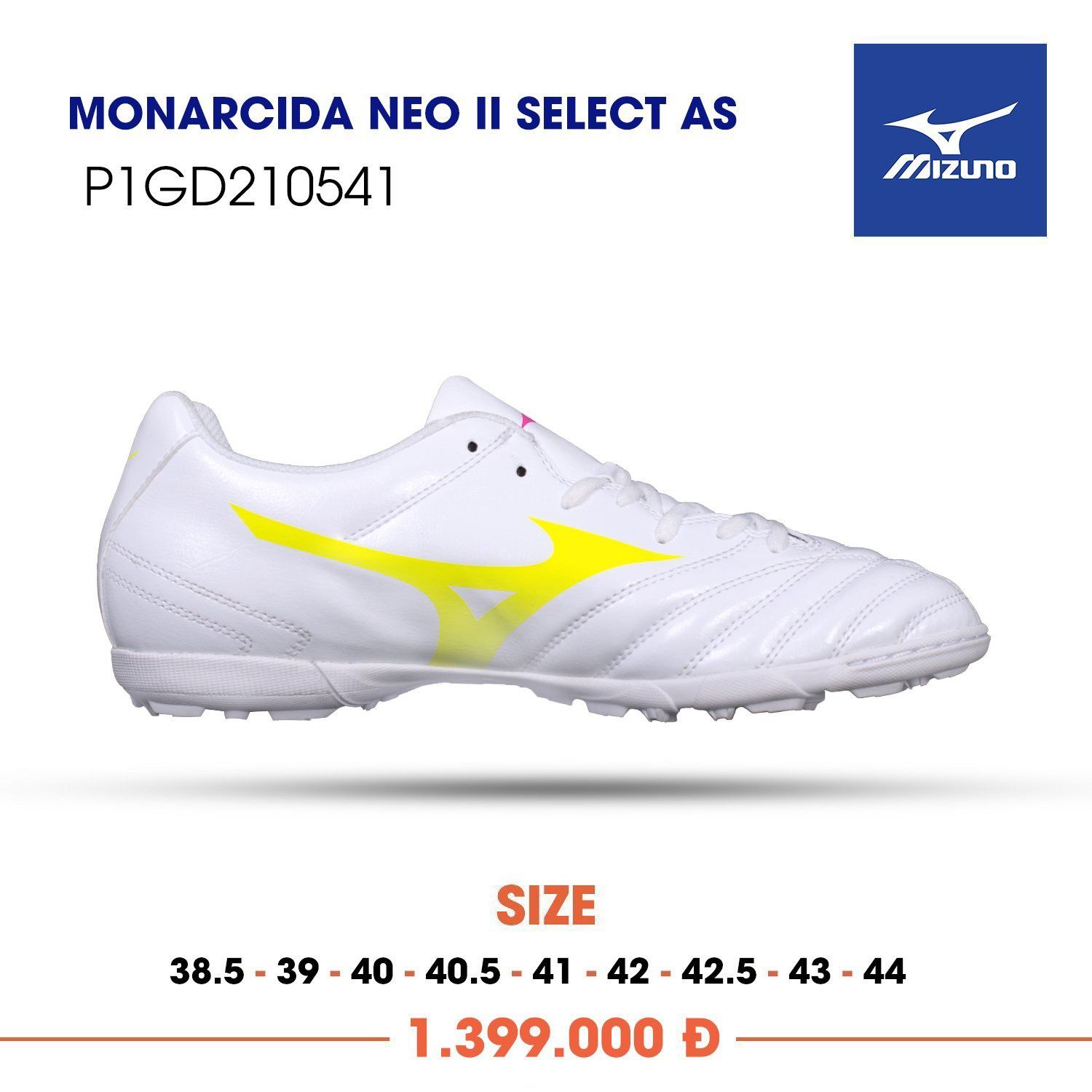 MIZUNO MONARCIDA NEO II SELECT AS - Trắng