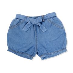 Quần jeans bé gái ngắn G126056 (2T, Xanh)