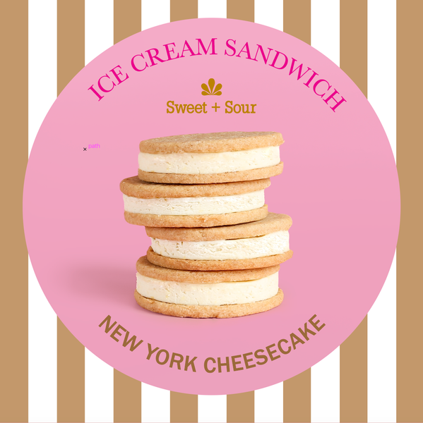 Ice cream sandwich_ NY cheesecake Sweet + Sour