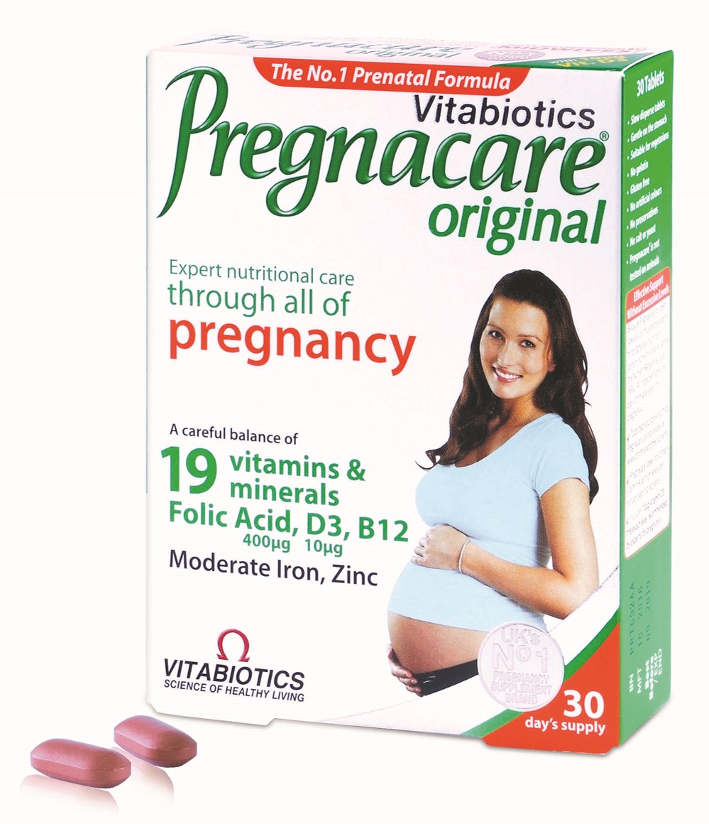 Thực phẩm bảo vệ sức khỏe Pregnacare Tablets tăng cường sức khỏe cho phụ nữ trong thời kỳ có thai.