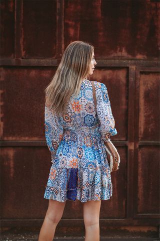  Đầm Boho Dài Tay Isla Bonita 