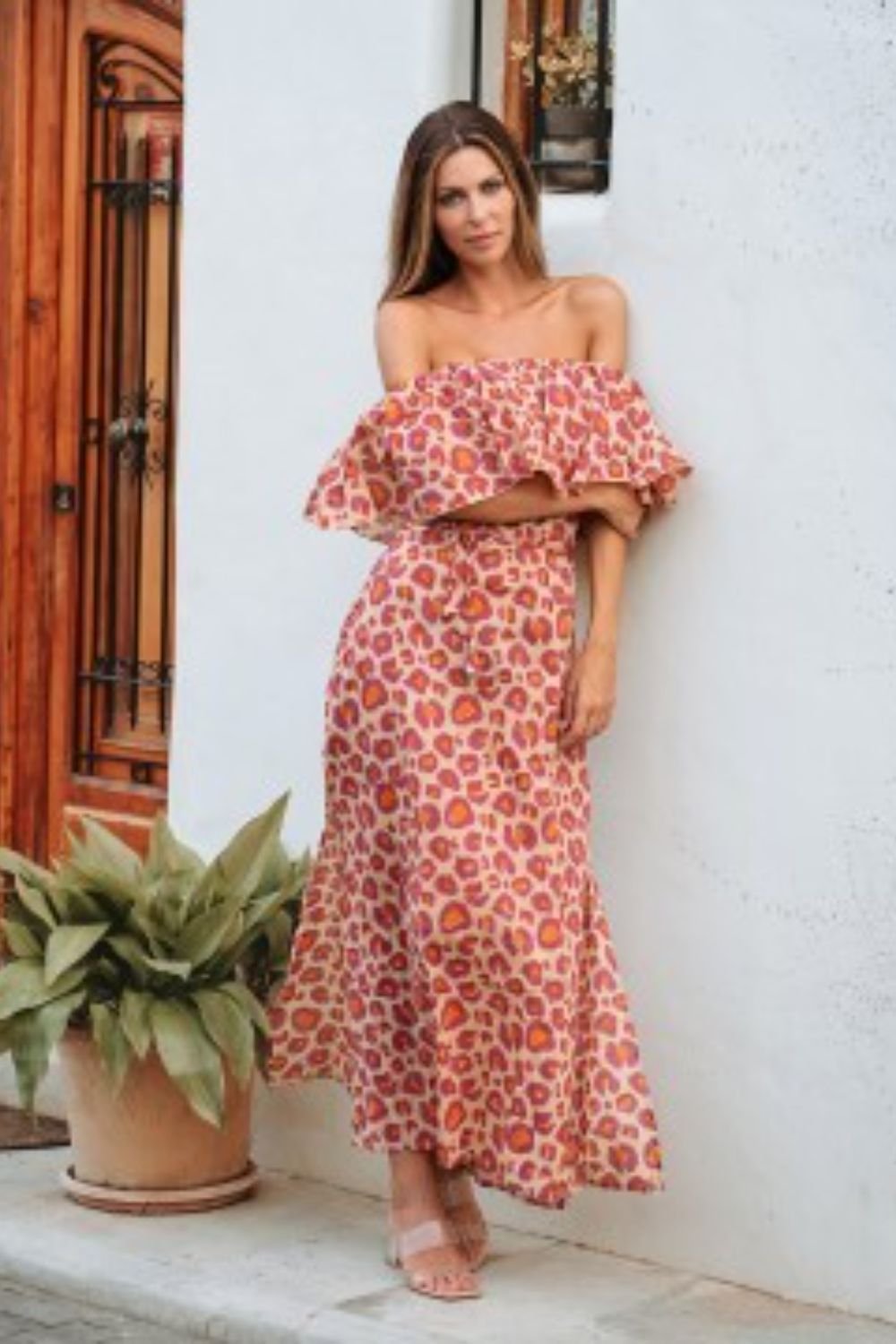 Maxi Trễ Vai Cotton Isla Bonita