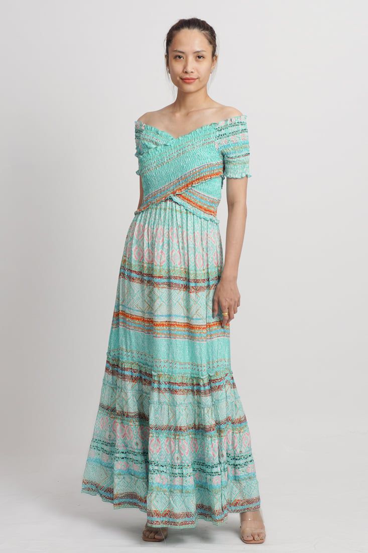 Maxi Boho Cotton Cao Cấp Luna Llena