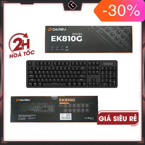 Bàn Phím Cơ Gaming Không Dây Dareu EK810G Full Size