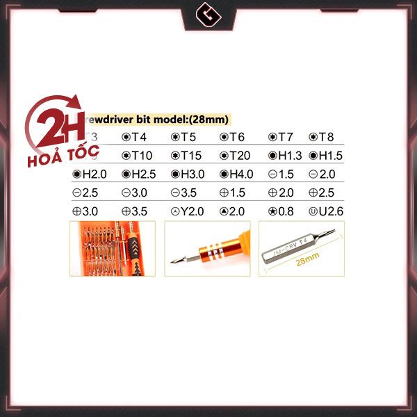 Bộ Tua Vít Jakemy JM-8110 (33 Món)