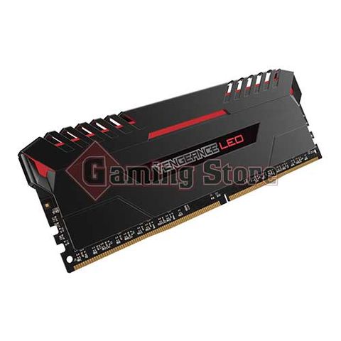 Corsair VENGEANCE® LED 16GB (2 x 8GB) DDR4 DRAM 2666MHz C16 Memory Kit - Red LED