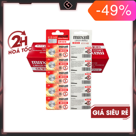 Pin CMOS Maxell CR1616 Lithium 3v