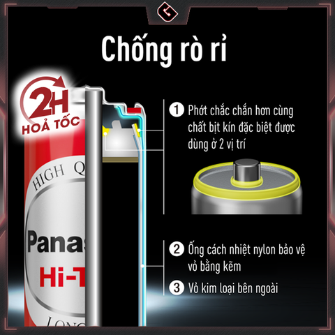 Pin Panasonic AA / AAA (R6DT/4S - R03NT/2S)