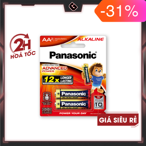 Pin Panasonic Alkaline AA (LR6T)
