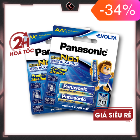 Pin Panasonic Evolta AA / AAA (LR6EG / LR03EG)