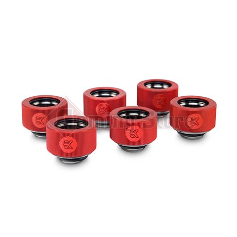 EK-ACF Fitting 10/13mm - Red (6-pack)