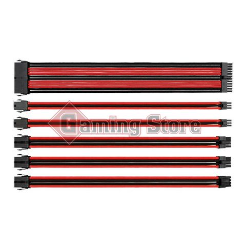 Thermaltake TtMod Sleeved Cable (Red/Black)