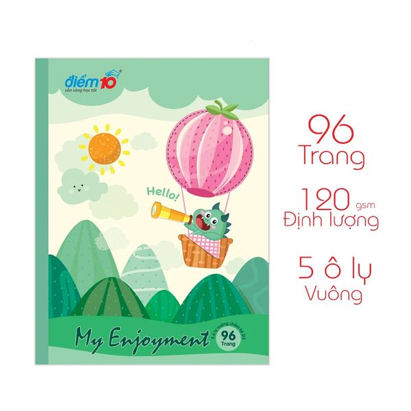 Tập học sinh 96 trang Điểm 10 TP-NB077 (hình ngẫu nhiên)