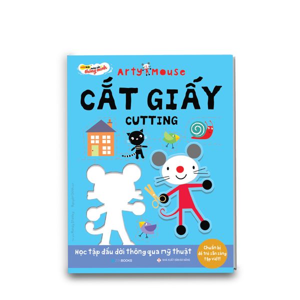 Sách hướng dẫn Cắt giấy thủ công Arty Mouse Colokit CUTTING AB-C003/AR
