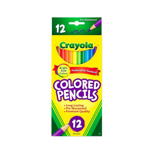 Hộp 12 cây chì màu Crayola Colored Pencils