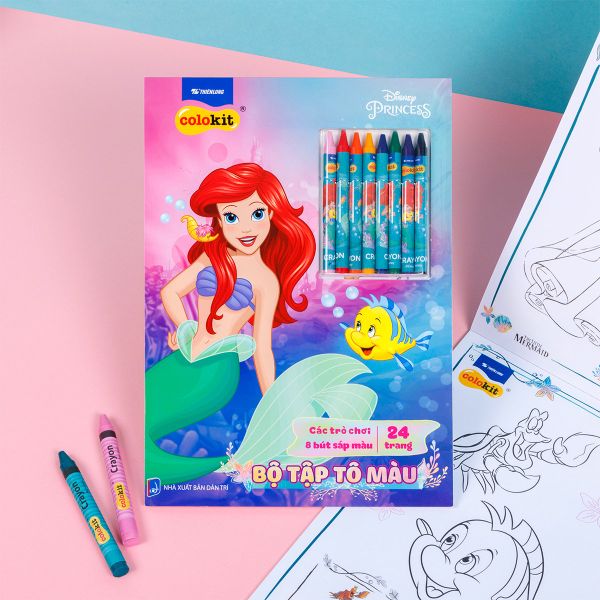 Bộ tập tô màu Disney Ariel Thiên Long Colokit COB-C009/PR