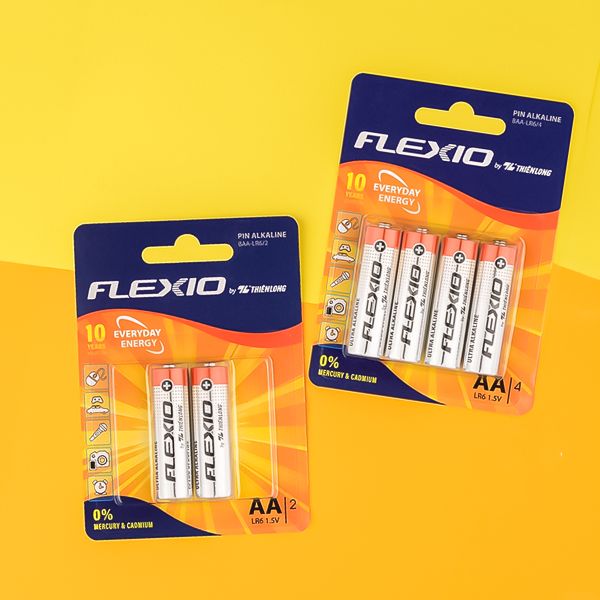 Pin Alkaline AA Thiên Long Flexio