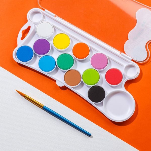 Bộ 12 Màu nước dạng nén Thiên Long Colokit WACO-C001