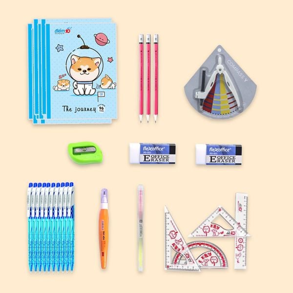 [Combo Cấp 2] Bộ Combo tích cực - 09 Món + Tặng cặp tiện lợi
