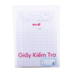 Giấy kiểm tra Điểm 10 TP-GKT04 5 ô ly vuông