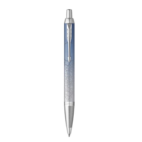 Bút bi Parker IM Special Edition Polar Grey - Thép không gỉ - Ngòi 0.7mm - 2153005