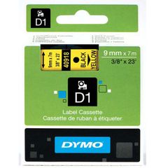 Nhãn in Dymo D1 9mm x 7m đen trên vàng S0720730