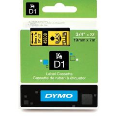 Nhãn in Dymo D1 19mm x 7m đen trên vàng S0720880
