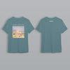 Kiey Unisex Teal Desert T-Shirt BOU001300