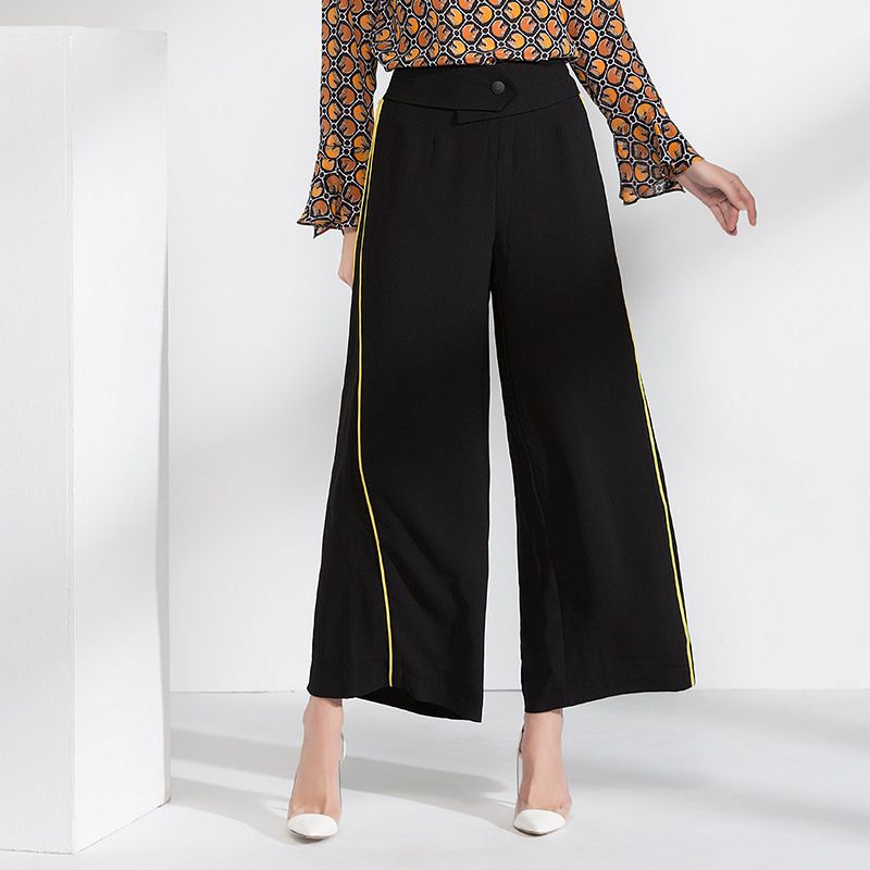 Quần Culottes Kẻ Viền 4565