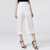 Quần Ống Rộng Culottes Đục Lỗ 4721