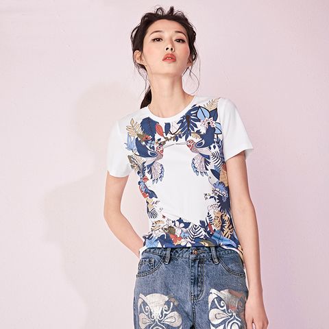  Áo T-Shirt In Họa Tiết 4764 