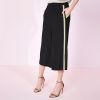 Quần Tây Ống Rộng Culottes Kẻ Viền 5037